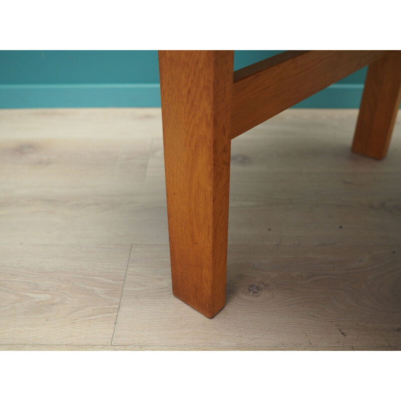 Vintage coffee table in solid ash, Denmark 1980