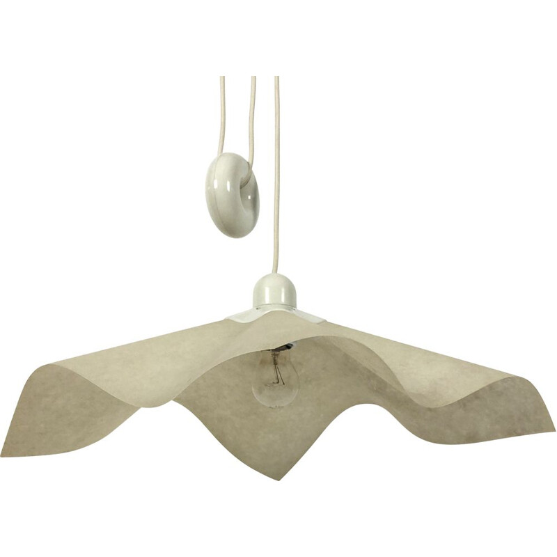 Vintage 'Area' counterweight pendant light by Mario Bellini for Artemide, Italy 1970s