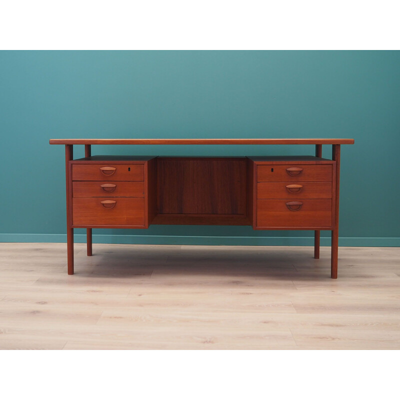 Vintage Teak desk Kai Kristiansen Danish 1970s