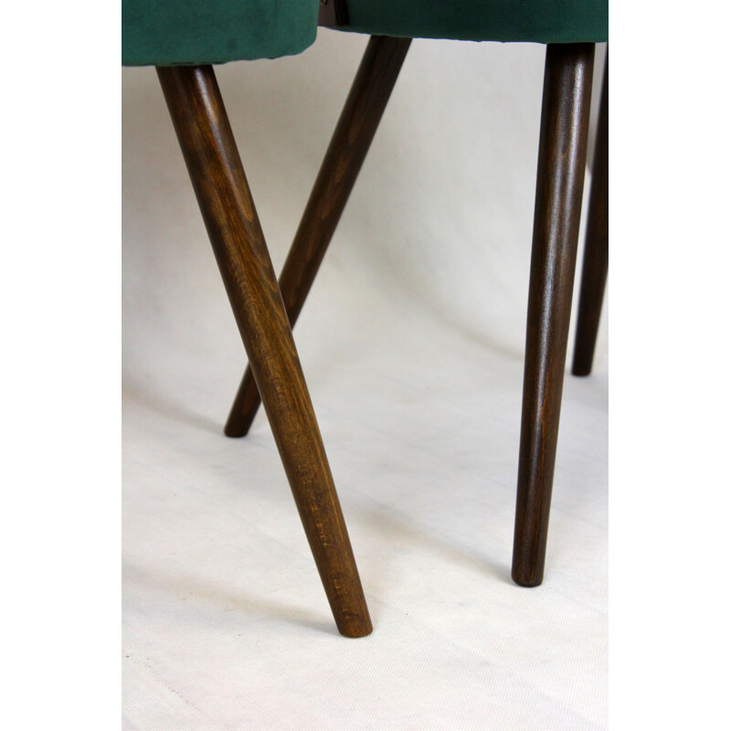 Set of 4 Vintage Dining Chairs by Antonin Suman for Tatra Czechoslovakia 1960s