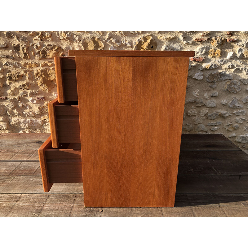 Vintage 4 drawer teak chest by G Plan, 1980