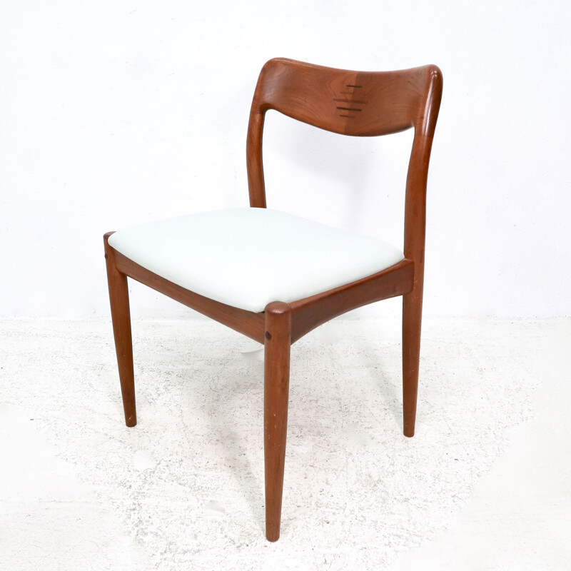 Set of 6 Vintage Teak Dining Chairs by Johannes Andersen for Uldum Møbelfabrik, 1960s