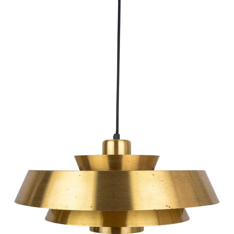 Vintage pendant lamp Nova by Jo Hammerborg, Fog og Morup, Danish 1963