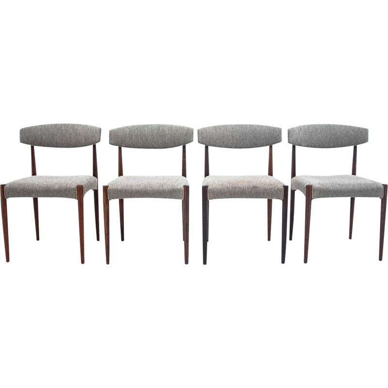 4 vintage chairs rosewood Danish 1960s