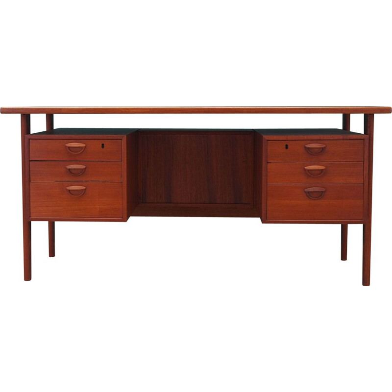 Vintage Teak desk Kai Kristiansen Danish 1970s