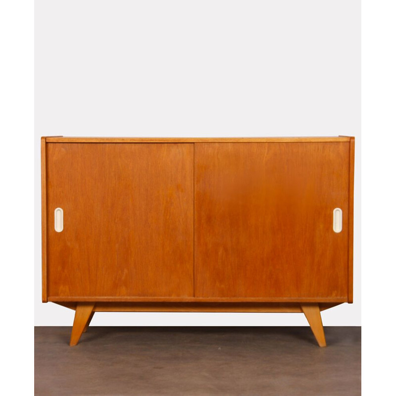 Vintage oak chest of drawers, model U-452, by Jiri Jiroutek for Interier Praha, 1960