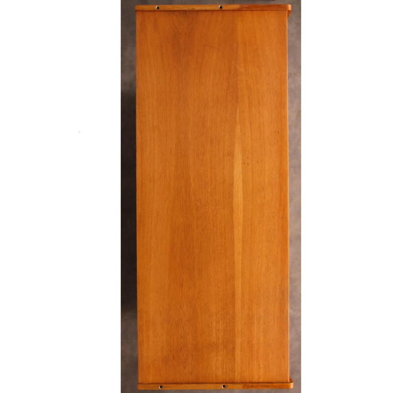 Vintage oak chest of drawers, model U-452, by Jiri Jiroutek for Interier Praha, 1960
