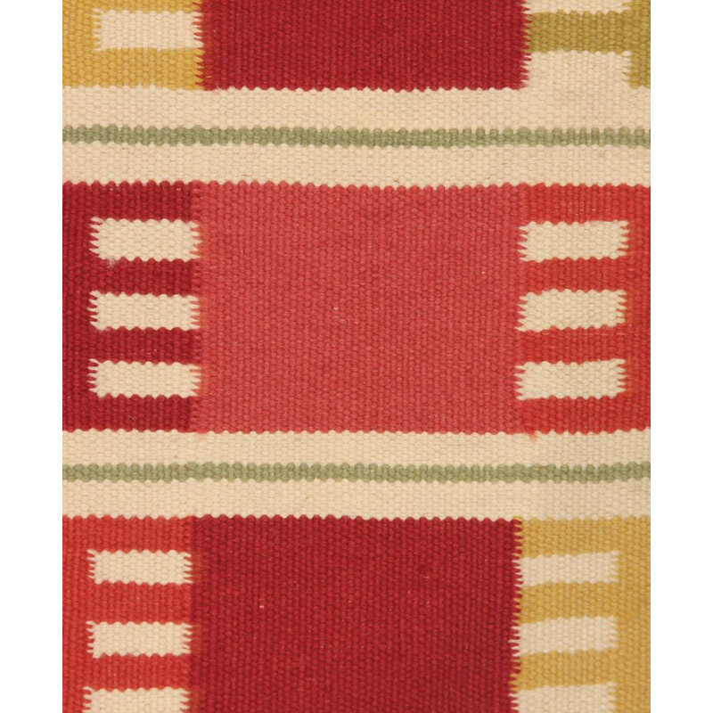 Vintage woollen rug, Czech 1960