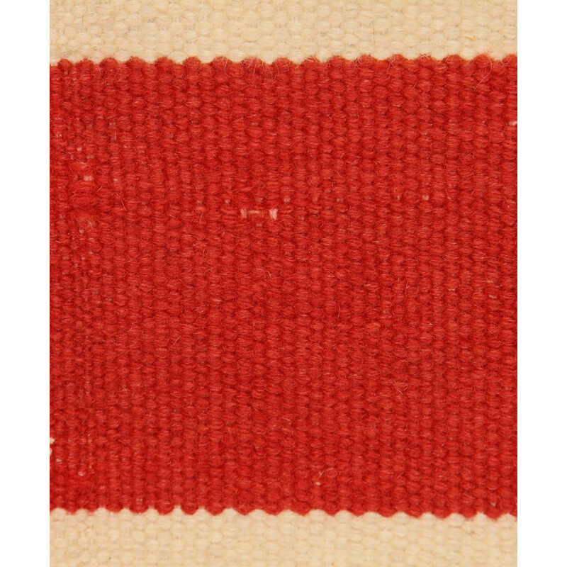 Vintage woollen rug, Czech 1960