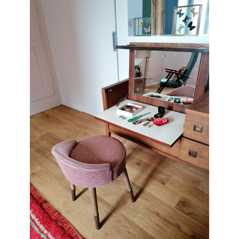 Vintage stool for dressing table