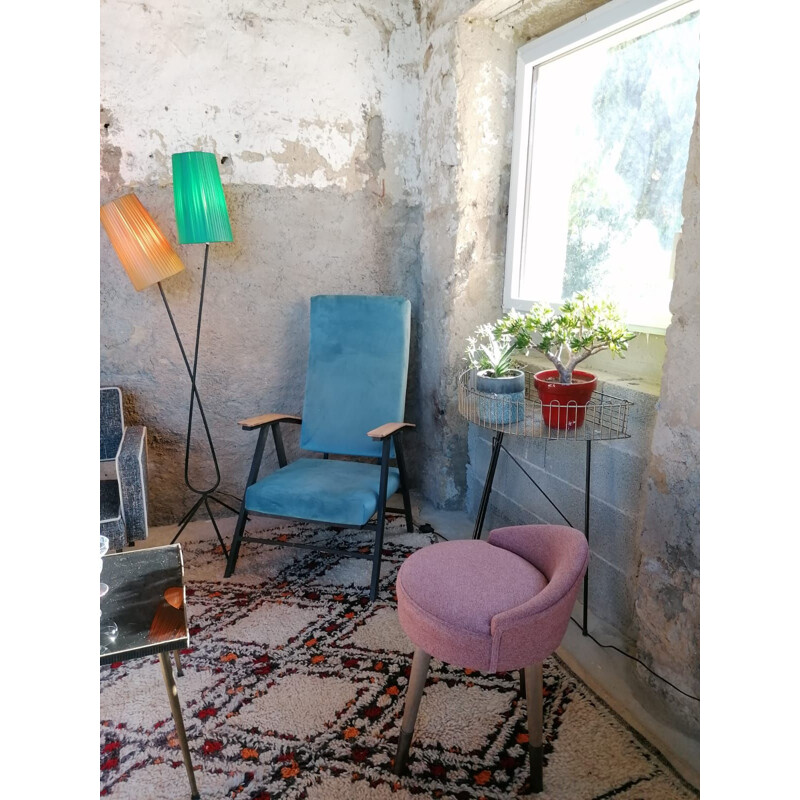 Vintage stool for dressing table