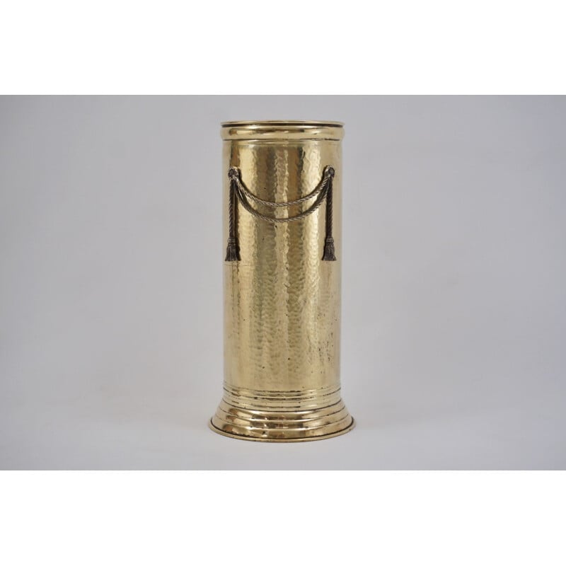 Vintage brass umbrella stand by Peerage English 1930