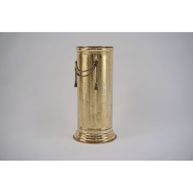 Vintage brass umbrella stand by Peerage English 1930