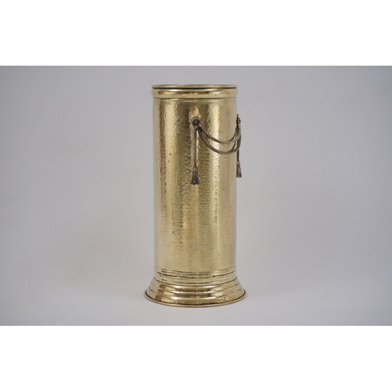 Vintage brass umbrella stand by Peerage English 1930