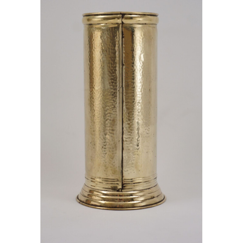 Vintage brass umbrella stand by Peerage English 1930