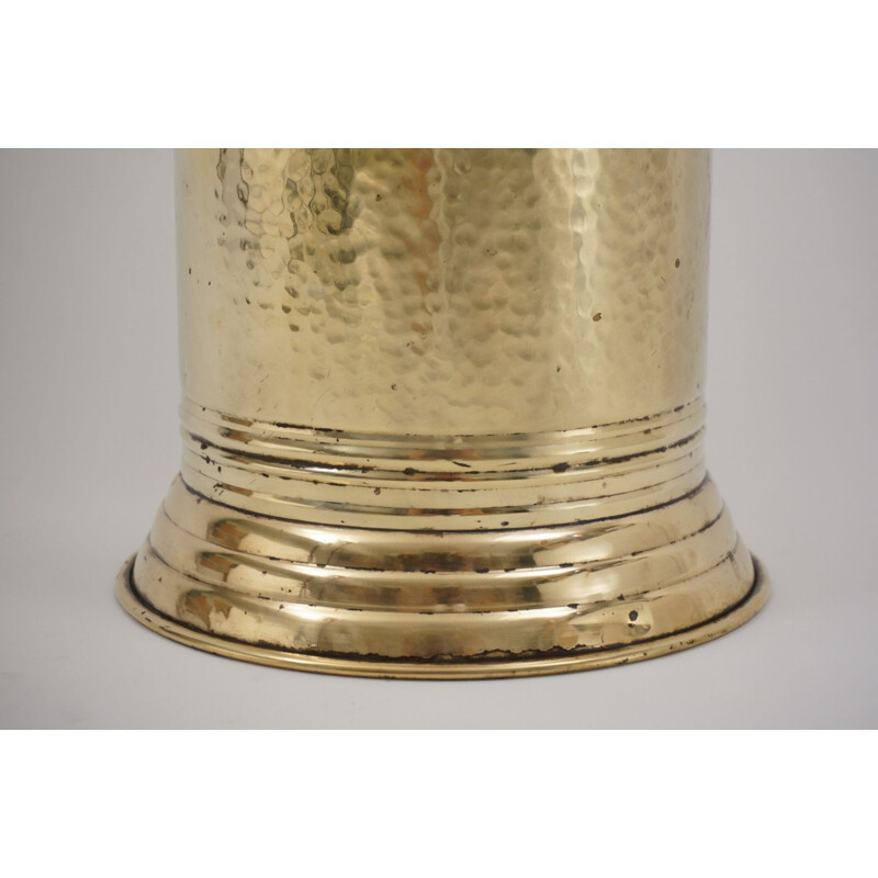 Vintage brass umbrella stand by Peerage English 1930