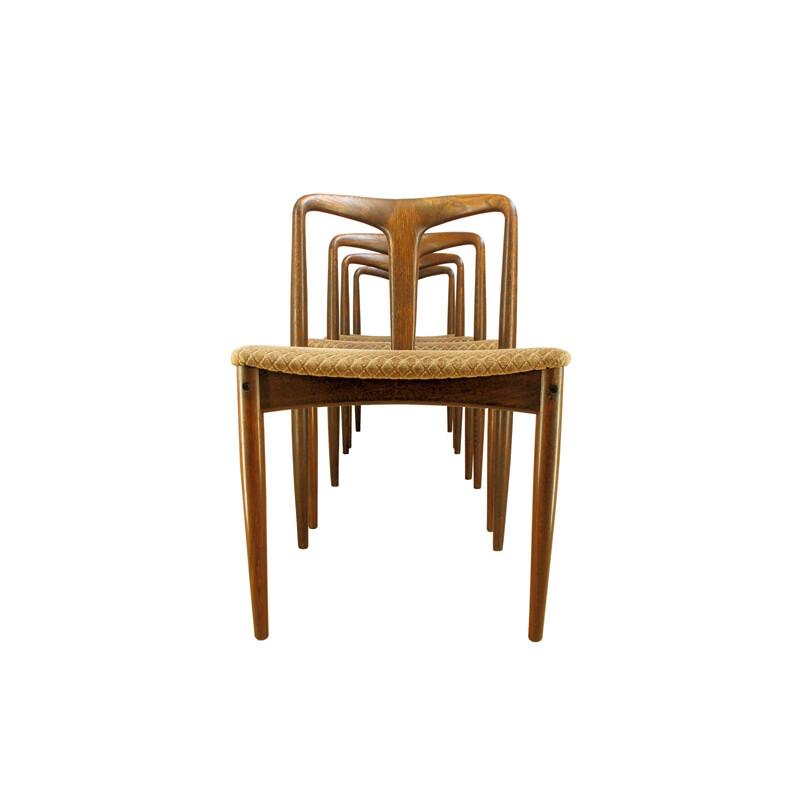 Suite de 4 chaises "Juliane" Uldum Mobelfabrik, Johannes ANDERSEN - 1960