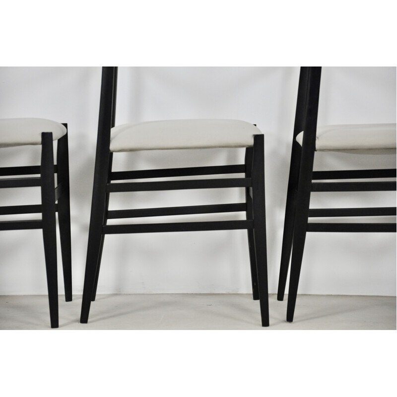 Set of 9 vintage Superleggera chairs by Gio Ponti for Cassina 1950