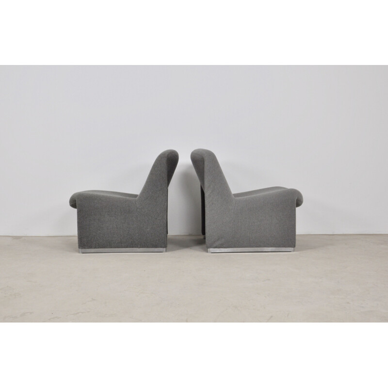 Pair of vintage armchairs by Giancarlo Piretti 1970