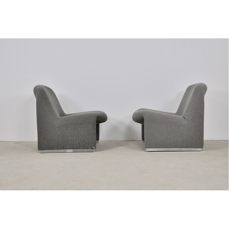 Paire de fauteuils vintage de Giancarlo Piretti 1970