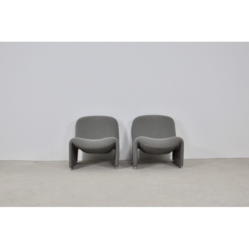 Paire de fauteuils vintage par Giancarlo Piretti pour Anonima Castelli, 1970