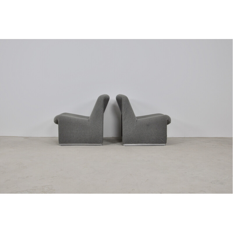 Pair of vintage armchairs by Giancarlo Piretti for Anonima Castelli, 1970