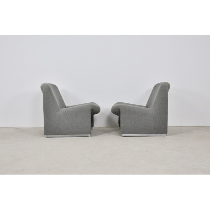 Pair of vintage armchairs by Giancarlo Piretti for Anonima Castelli, 1970