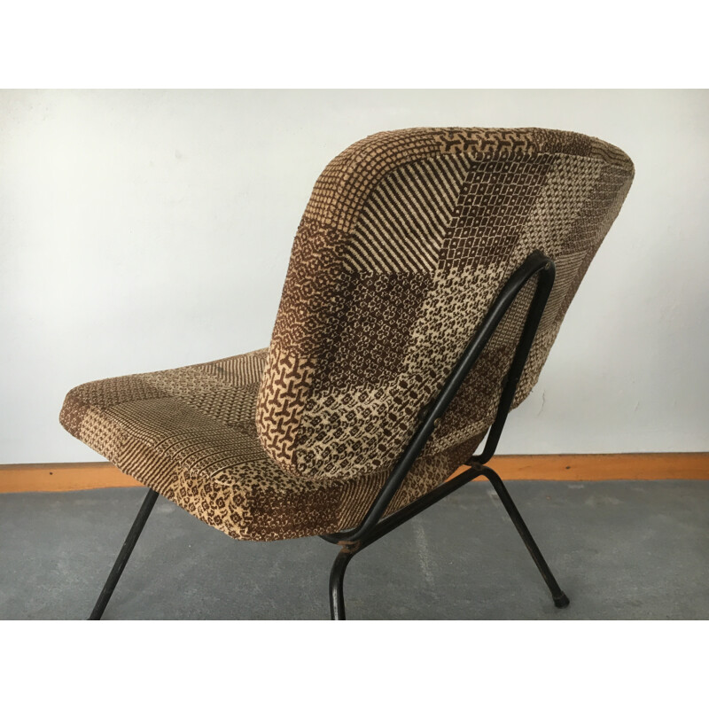 Mid-century Thonet "CM190" low chair, Pierre PAULIN - 1950s