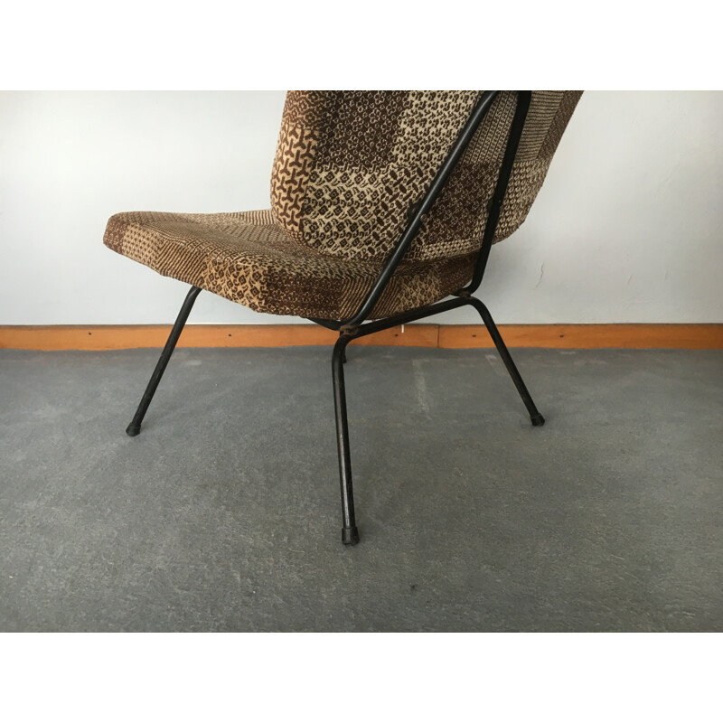 Mid-century Thonet "CM190" low chair, Pierre PAULIN - 1950s