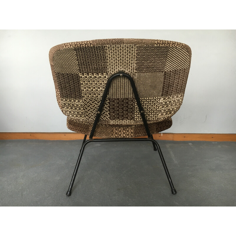 Mid-century Thonet "CM190" low chair, Pierre PAULIN - 1950s