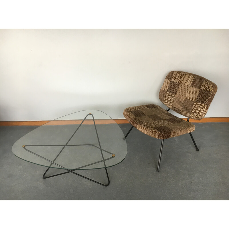 Chauffeuse Thonet "CM190" vintage, Pierre PAULIN - 1950