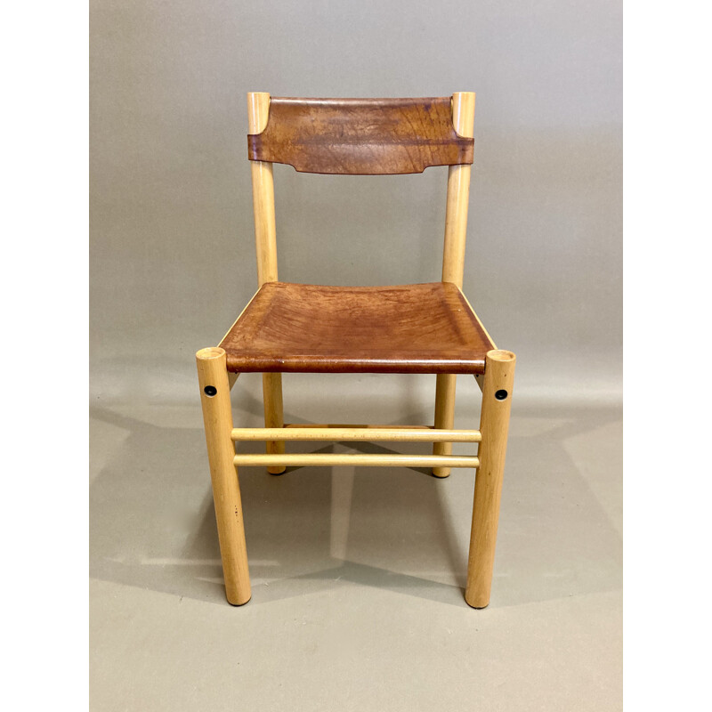 Set of 4 vintage Sede chairs for Ibisco 1960
