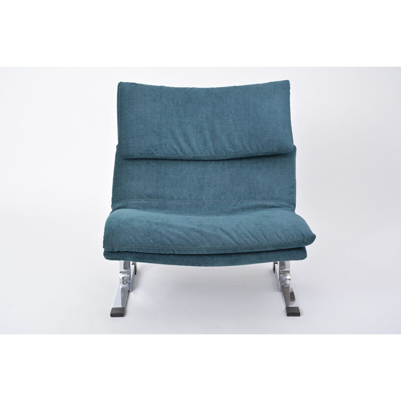 Vintage lounge armchair Onda by Giovanni Offredi for Saporiti 1970