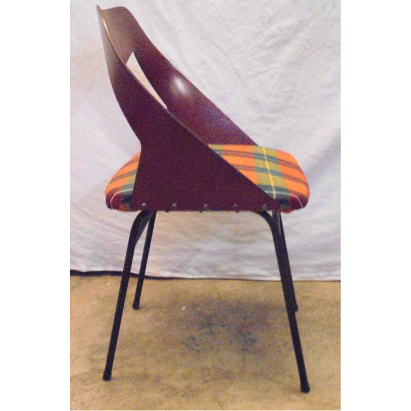 Vintage stoel van Louis Paolozzi 1960