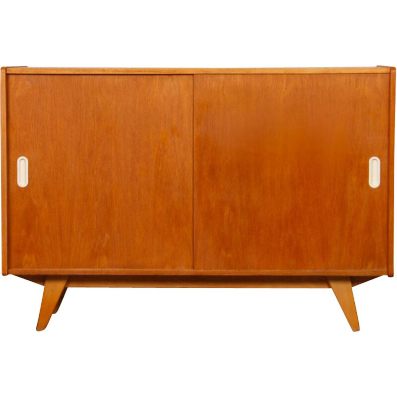 Vintage oak chest of drawers, model U-452, by Jiri Jiroutek for Interier Praha, 1960