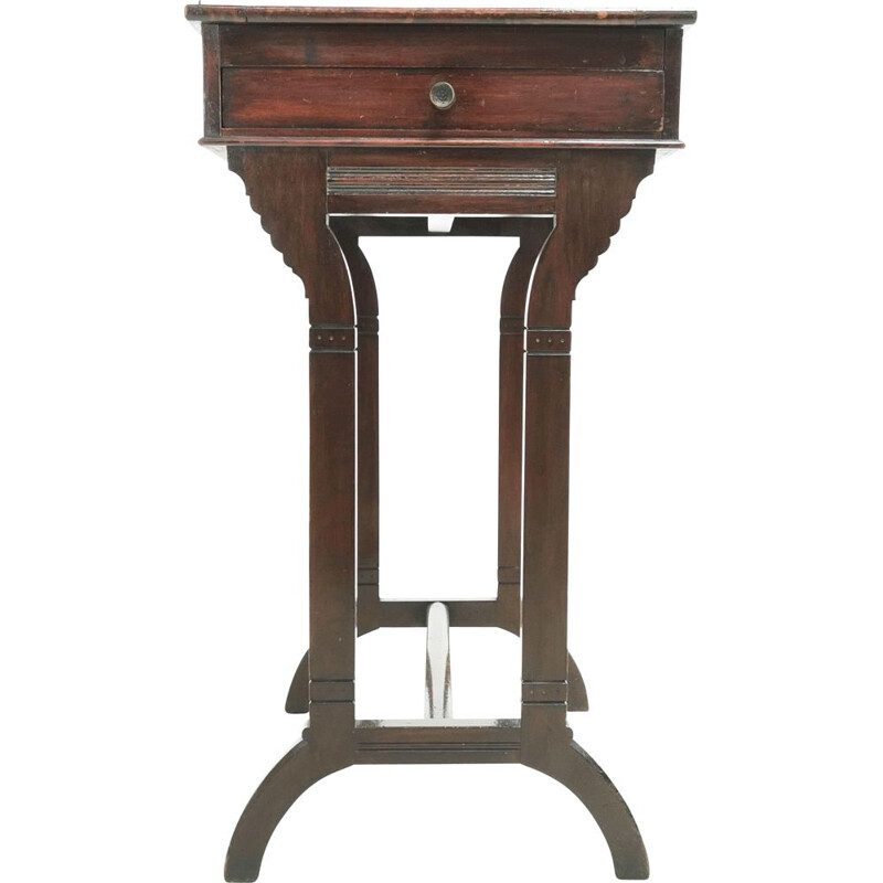  Vintage mahogany side table, England