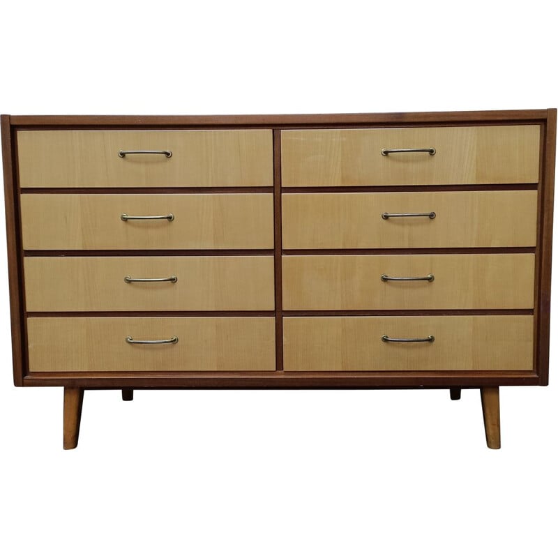Vintage 8-drawer chest of drawers, Alfred Cox
