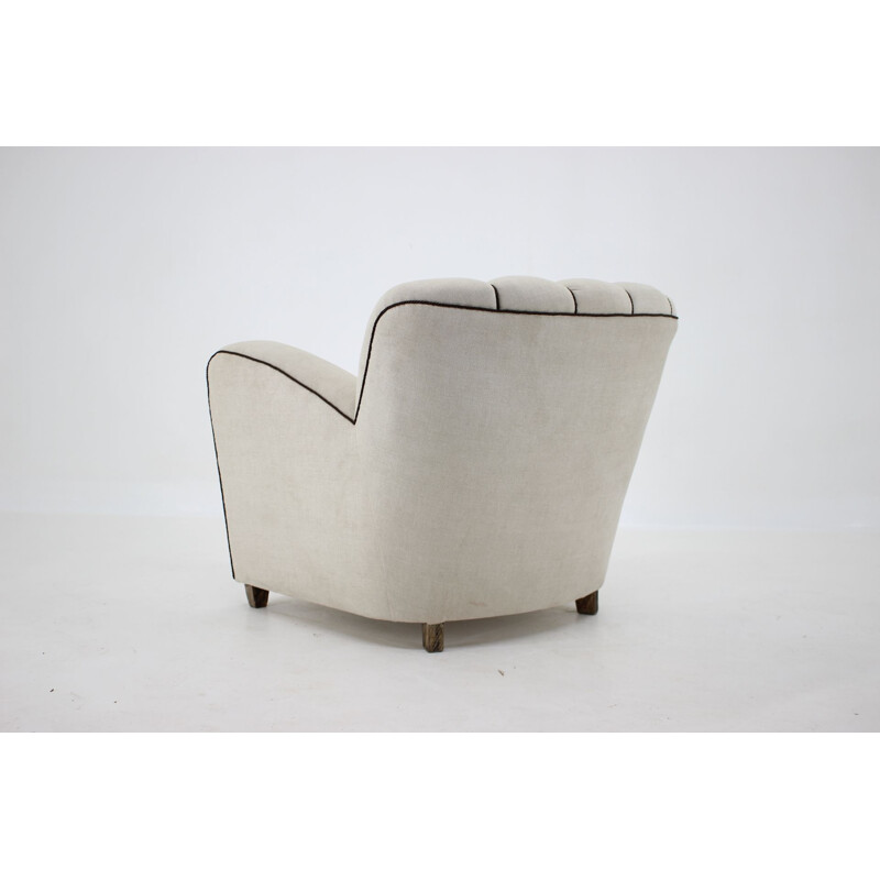 Large Club Chair, Czechoslovakia Art Deco 1930s