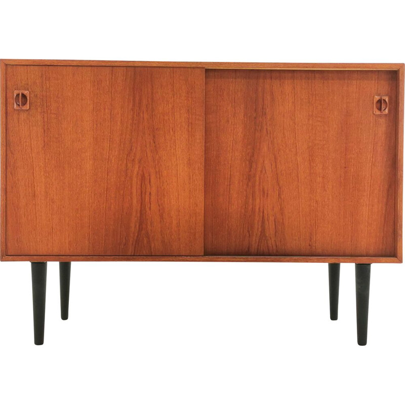 Vintage teak highboard, Denmark 1970