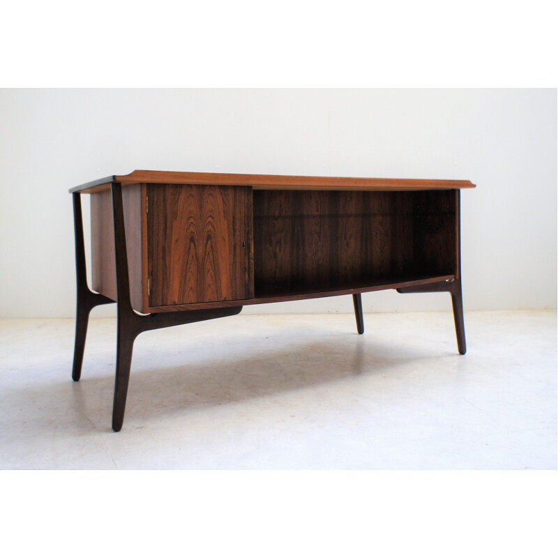 Vintage Scandinavian rosewood desk, Svend Aage Madsen 1960