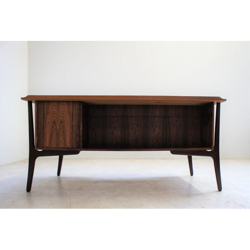 Vintage Scandinavian rosewood desk, Svend Aage Madsen 1960