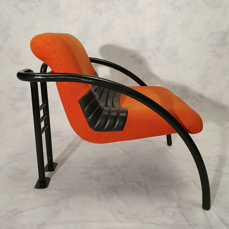 Paire De Fauteuils vintage Airborne  Métal 1980