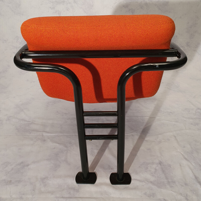 Pair Of Vintage Airborne Metal 1980 Armchairs