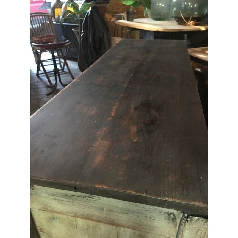 Vintage oak workshop sideboard 1950