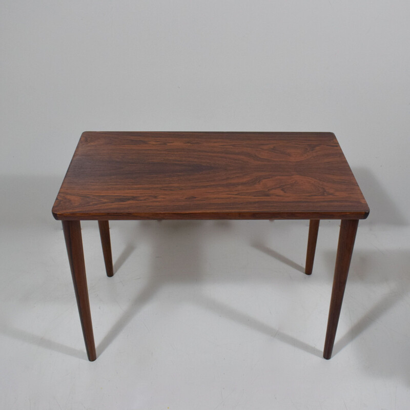 Vintage nesting tables in rosewood, France