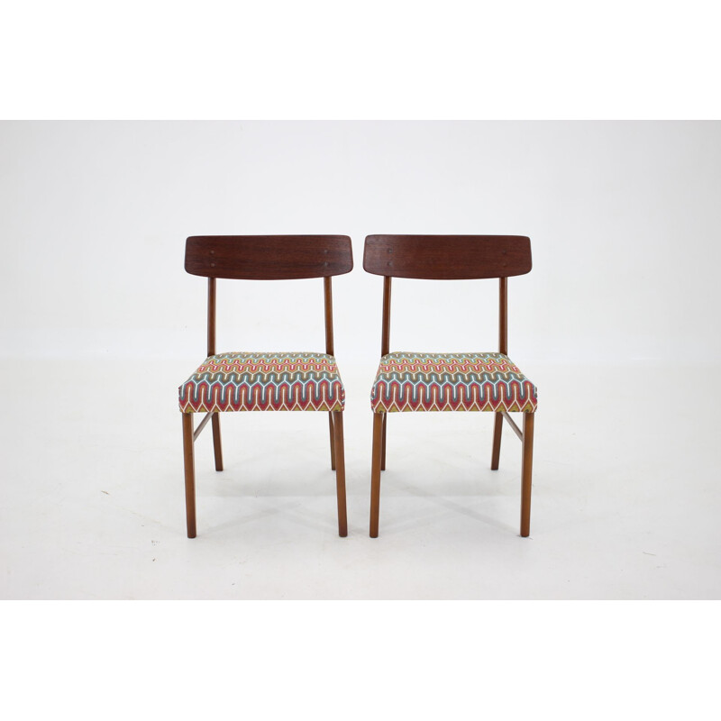 Set of 4 vintage Teak Dining Chairs Danish 1960s