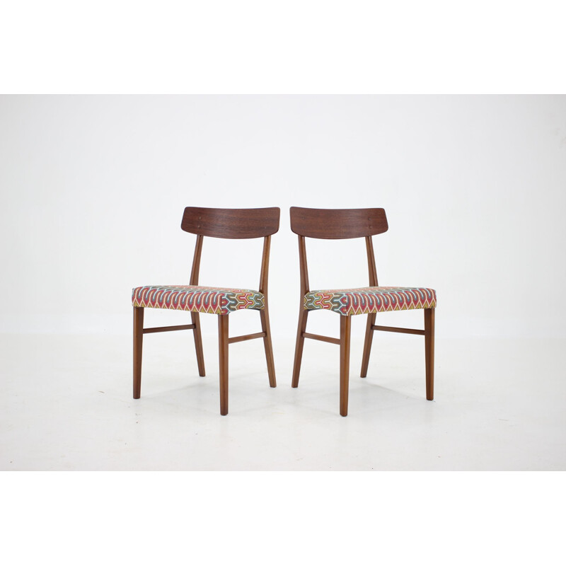 Set of 4 vintage Teak Dining Chairs Danish 1960s