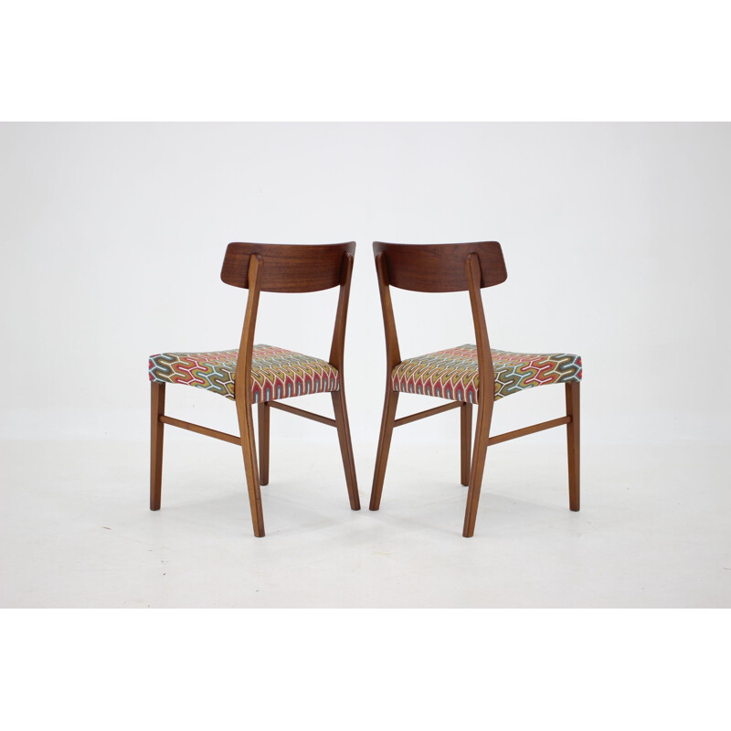 Set of 4 vintage Teak Dining Chairs Danish 1960s