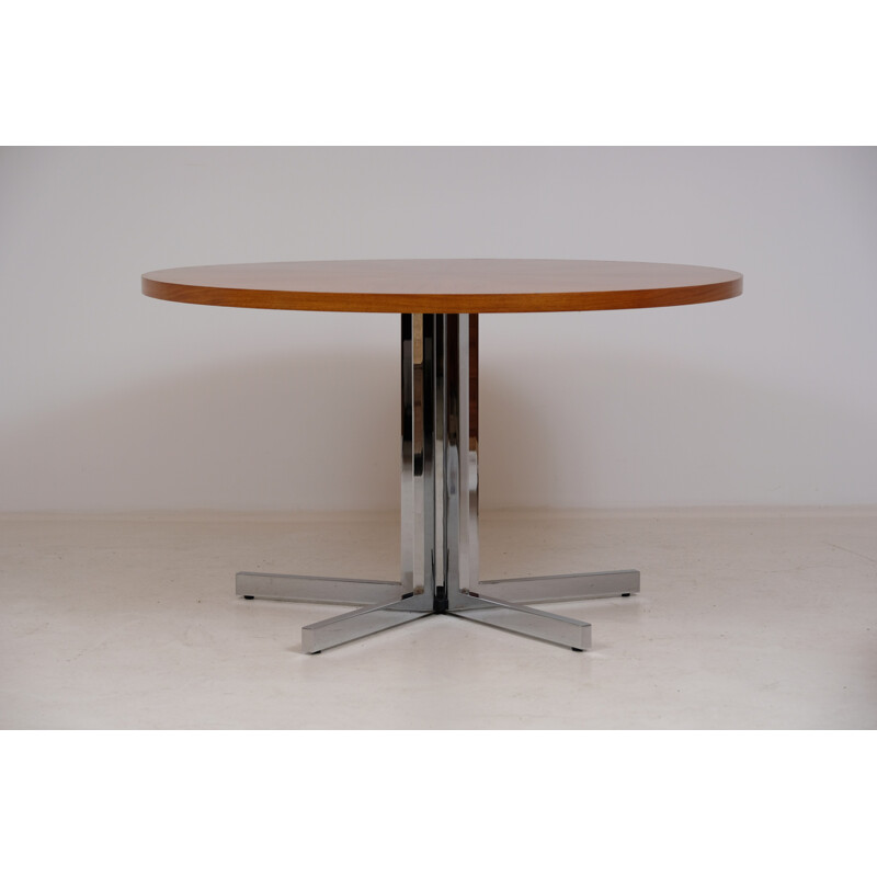 Ronde vintage eettafel voor 6 personen, palissander van Kondor Mobel Perfektion, 1970