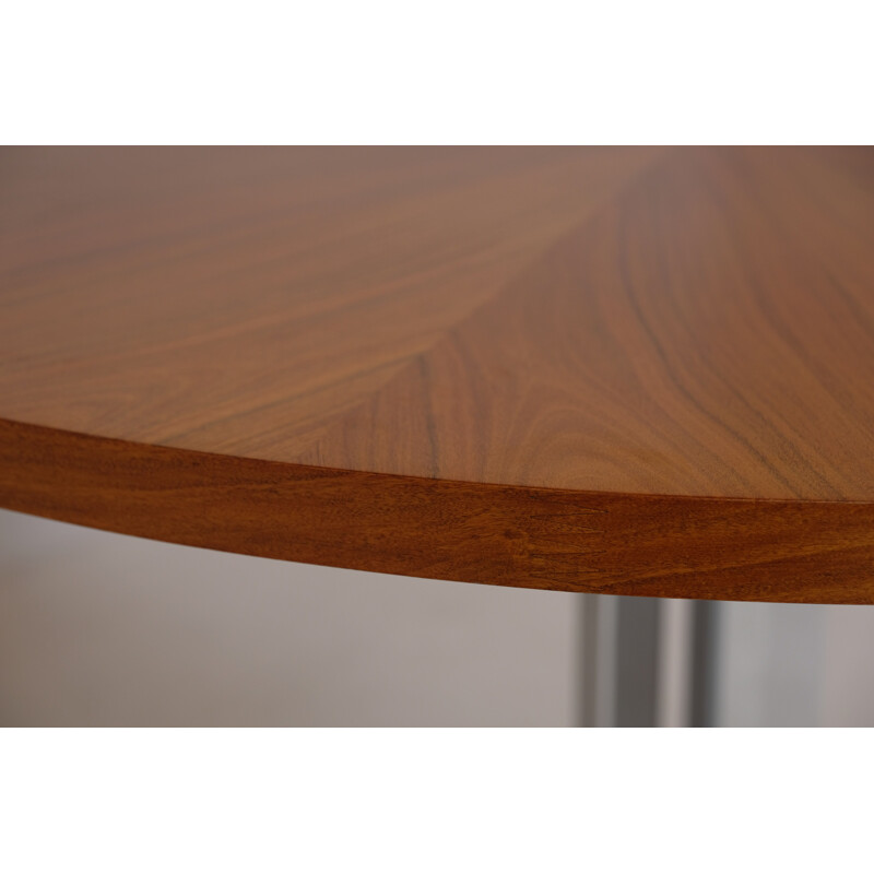 Round vintage dining table for 6 people, rosewood by Kondor Mobel Perfektion, 1970